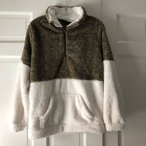 **SOLD** Fuzzy Fleece Pullover